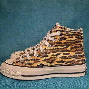 Converse Chuck Taylor 70 Hi Leopard Print Invincible X Wacko Maria Women 5 Men 3
